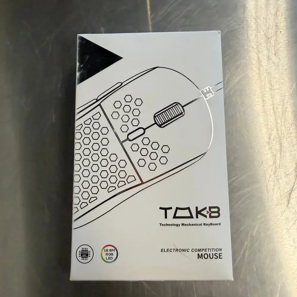 TMKB Falcon M1SE Ultralight Honeycomb Gaming Mouse, High-Precision 12800DPI